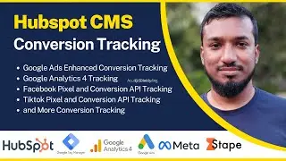 Hubspot CMS and Booking Conversion Tracking for Google Analytics 4, Google Ads, Facebook Pixel