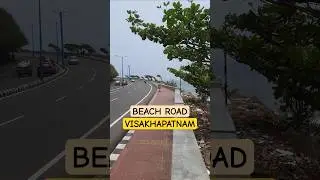 Beach road in Visakhapatnam #beach #beachroad #visakhapatnam #vizag #vizagbeach #shorts