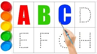 Abc Dotted Tracing, English Alphabet Writing, Preschool learning #abc #alphabets #kidschohantv 288