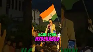 Mohammad Siraj Grand Welcome his Home Town Hyderabad ! #shorts