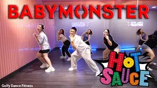 [KPOP] BABYMONSTER - HOT SAUCE | Golfy Dance Fitness / Dance Workout | คลาสเต้นออกกำลังกาย
