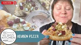 Reuben Pizza @mybizzykitchen