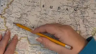 ASMR ~ Central Darfur, Sudan History & Geography ~ Soft Spoken Map Tracing Google Earth
