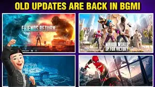 🤩 పాత Event Modes మళ్ళీ వస్తున్నాయి || Old Event Modes are coming back in BGMI || తెలుగులో