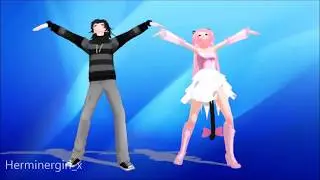 MMD - Zane and Kawaii~Chan - Hello Kitty {Aphmau} [Request]
