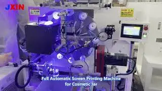 Full Automatic Screen Printing Machine with PPU Feeding Mechanism and LED UV Curing