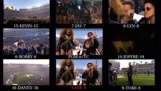 Beyonce Super Bowl 50 Halftime Multiple Angles