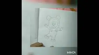 Easy mickey mouse drawing