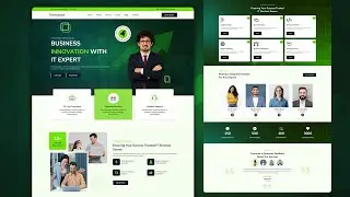 How to Create IT Solution & Business Responsive HTML Template | Responsive Website Template