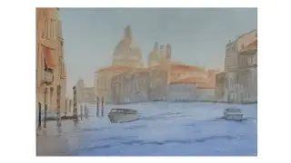 Try to create an airy feeling, blur the background, connect the shadows into one piece.#watercolor