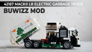 LEGO&reg; Technic 42167 Mack&reg; LR Electric Garbage Truck motorized with BuWizz Micro Motors