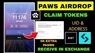 🔥 How to Withdraw PAWS on Bybit & Bitget | Claim PAWS Token Easily 💰🚀