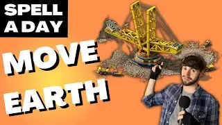 MOVE EARTH | Magic Excavator - Spell A Day D&D 5E +1