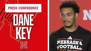 Nebraska Football WR Dane Key meets with the media on Tuesday I Huskers I GBR