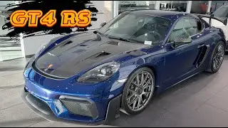 2024 GENTIAN BLUE METALLIC 982 PORSCHE 718 CAYMAN GT4 RS