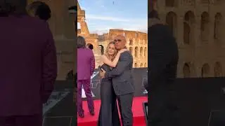 Brie Larson and Vin Diesel in #fastx premier