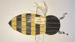 &ldquo;BEE Welcome&rdquo; KP Creek Gifts Wall Hanging Dupe