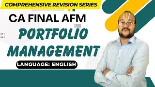 Portfolio Management - Concepts + Q & A | CA FINAL AFM | Full Revision May'26 & Sep' 26 - Part-2