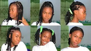 How to style short knotless braids | Stizy Ella