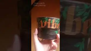 Green Vibes handpainted pot 🌿#succulentpots #customized