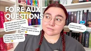 FOIRE AUX QUESTIONS (l'explosion de la romance, mes romans, comment j'ai commenc&eacute; &agrave; lire...)
