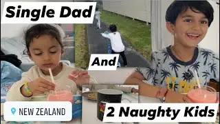 Single dad's life routine in lockdown with 2 kids #singlefather #singledad
