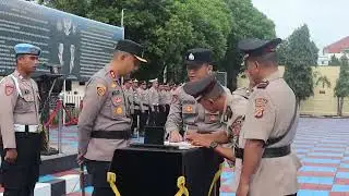Kapolres Majalengka Pimpin Upacara Sertijab Kapolsek Talaga, Kapolsek Malausma dan Kasi Humas