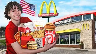 Trying EVERY Fast Food In America!