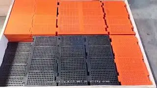 Rubber Modular Screen Plates for Quarry and Mining Applications