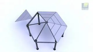 Product Assembly Demo: Palram Canopia Roma Grey Hexagonal Gazebo