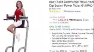 Body Solid Knee Raise Power Tower - GVKR60 - REVIEW!
