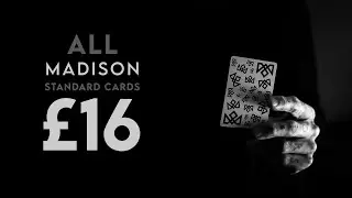 Колода карт Madison Decks теперь стоит 16 фунтов стерлингов на сайте MADISON.cards.