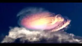 Rainbow colored clouds and they look amazing!