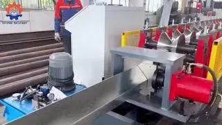 V channel roll forming machine/ L angle roll forming machine#machinerychannel