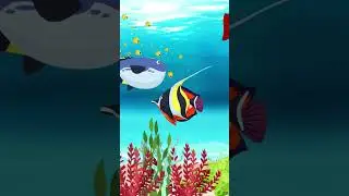 Les petits poissons dans l'eau nagent nagent nagent #kidsvideo #baby #comptines  #nurseryrhymes