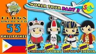 Tag with Ryan WORLD TOUR Part 3 | 4 NEW Characters Unlocked | Ryan's World Game App SGL