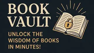 Welcome to Book Vault &ndash; Unlock the Wisdom of Books in Minutes!