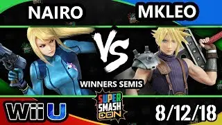 SSC 2018 Smash 4 - NRG | Nairo (ZSS) Vs. FOX MVG | MKLeo (Cloud) - Wii U Winners Semis