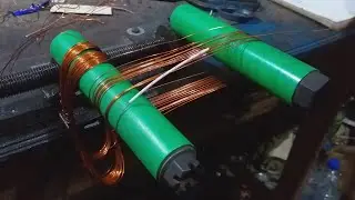 Electric motor coil binding