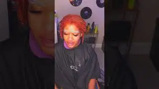 Don&rsquo;t try this at home y&rsquo;all✨ #brows #haircolor #copperhair #curlyhair #dfw #contentcreator