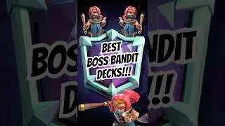 *NEW* BROKEN BOSS BANDIT DECKS 🥷✔️ | Clash Royale