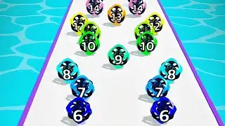 Marble Run 3D Game Color Ball Race Gameplay Android, iOS  Level (162- 169)