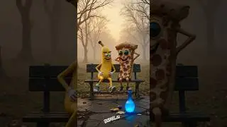 Banana Ghost vs Pizza Monster: Horror Showdown!