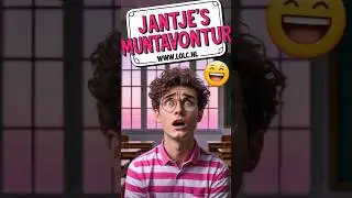 😂 🎰 Jantje's Muntavontuur 🎲 #moppen #grappig