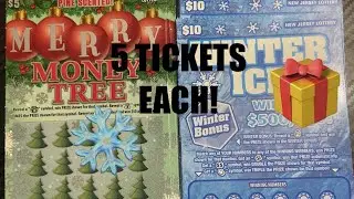 🎁🧊Can I Find Wins on These NJ Lottery Holiday Tickets!? $75 Session!