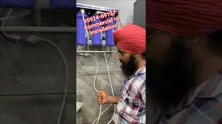 Commercial ro installation #25ltr #commercial #water #purifier #installation #punjab #actechnician