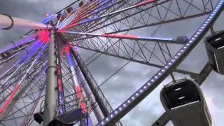 New Ferris Wheel Lights Up Washington DC Area