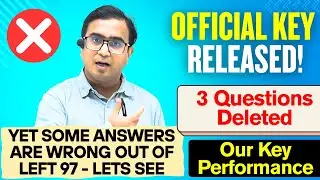 UPSC OFFICIAL KEY RELEASED! NEELESH SIR