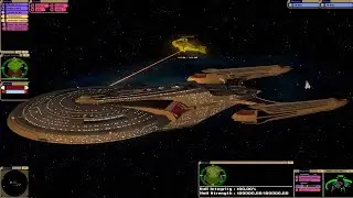 Excalibur Class Refit vs Cardassian Warships | KM | Star Trek Bridge Commander