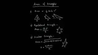 Area of triangles in Malayalam